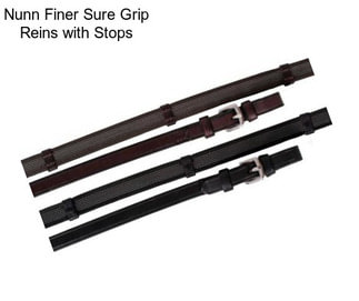 Nunn Finer Sure Grip Reins with Stops