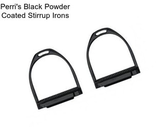 Perri\'s Black Powder Coated Stirrup Irons