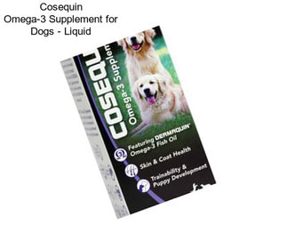 Cosequin Omega-3 Supplement for Dogs - Liquid