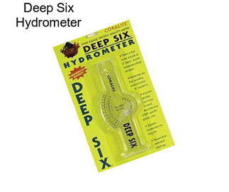 Deep Six Hydrometer
