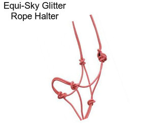 Equi-Sky Glitter Rope Halter
