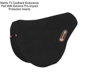 Matrix T3 Coolback Endurance Pad With Extreme Pro-Impact Protection Inserts