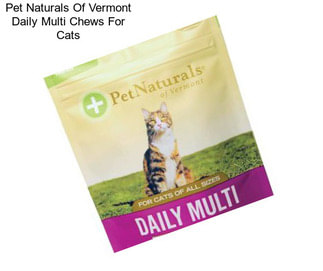 Pet Naturals Of Vermont Daily Multi Chews For Cats