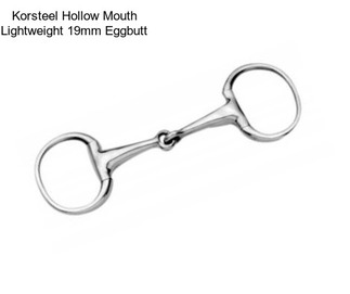 Korsteel Hollow Mouth Lightweight 19mm Eggbutt