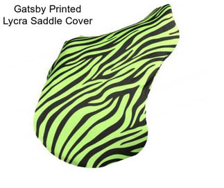 Gatsby Printed Lycra Saddle Cover