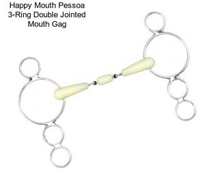 Happy Mouth Pessoa 3-Ring Double Jointed Mouth Gag