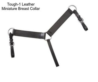 Tough-1 Leather Miniature Breast Collar