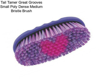 Tail Tamer Great Grooves Small Poly Dense Medium Bristle Brush