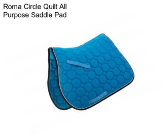 Roma Circle Quilt All Purpose Saddle Pad