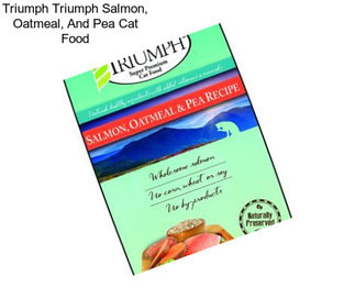 Triumph Triumph Salmon, Oatmeal, And Pea Cat Food