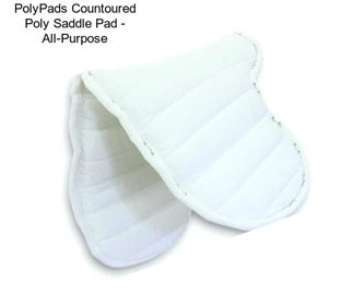 PolyPads Countoured Poly Saddle Pad - All-Purpose