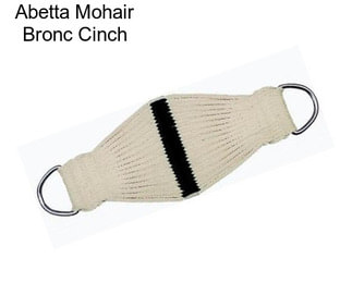 Abetta Mohair Bronc Cinch