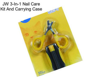 JW 3-In-1 Nail Care Kit And Carrying Case