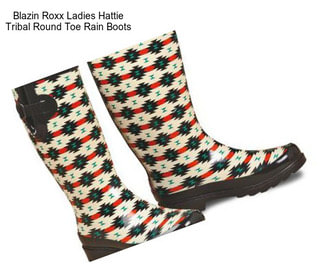 Blazin Roxx Ladies Hattie Tribal Round Toe Rain Boots