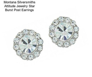 Montana Silversmiths Attitude Jewelry Star Burst Post Earrings