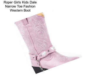 Roper Girls Kids Dale Narrow Toe Fashion Western Boot