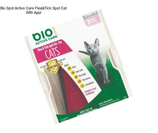 Bio Spot Active Care Flea&Tick Spot Cat With Appl