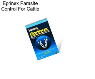 Eprinex Parasite Control For Cattle