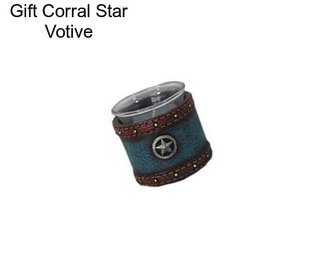Gift Corral Star Votive
