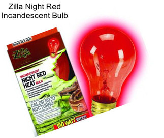 Zilla Night Red Incandescent Bulb