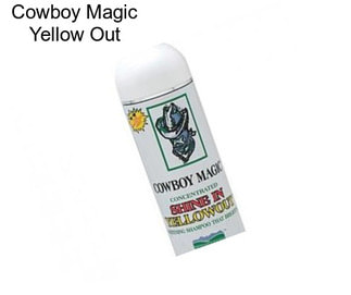 Cowboy Magic Yellow Out