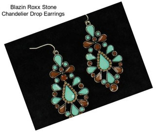 Blazin Roxx Stone Chandelier Drop Earrings