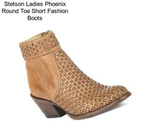 Stetson Ladies Phoenix Round Toe Short Fashion Boots