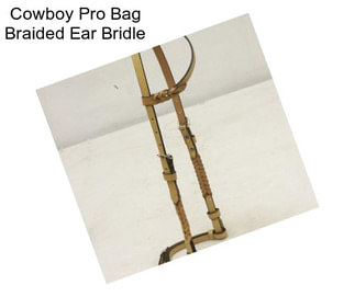 Cowboy Pro Bag Braided Ear Bridle