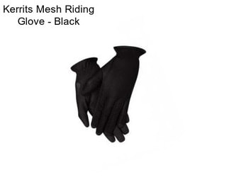 Kerrits Mesh Riding Glove - Black