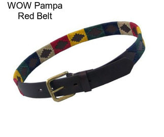 WOW Pampa Red Belt