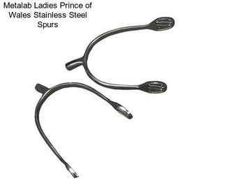 Metalab Ladies Prince of Wales Stainless Steel Spurs