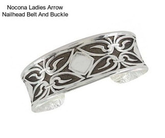 Nocona Ladies Arrow Nailhead Belt And Buckle