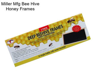 Miller Mfg Bee Hive Honey Frames