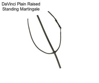 DaVinci Plain Raised Standing Martingale