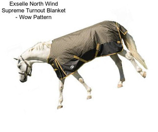 Exselle North Wind Supreme Turnout Blanket - Wow Pattern