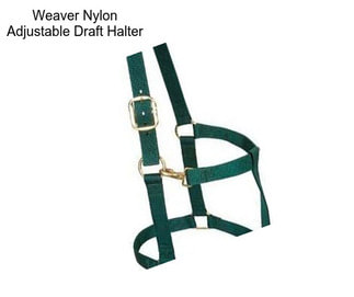 Weaver Nylon Adjustable Draft Halter