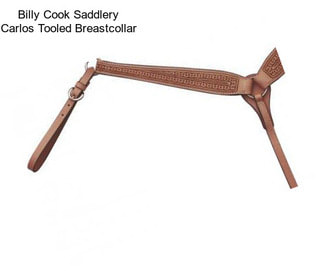 Billy Cook Saddlery Carlos Tooled Breastcollar