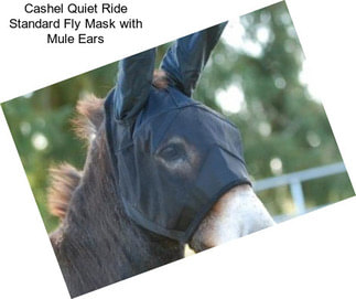 Cashel Quiet Ride Standard Fly Mask with Mule Ears