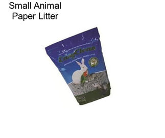 Small Animal Paper Litter