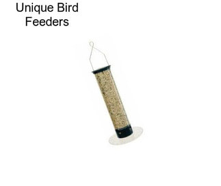 Unique Bird Feeders