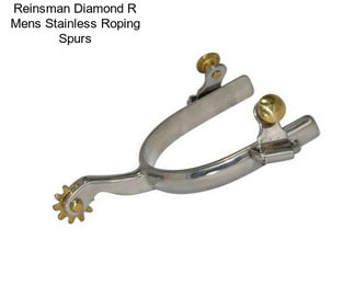 Reinsman Diamond R Mens Stainless Roping Spurs