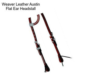Weaver Leather Austin Flat Ear Headstall