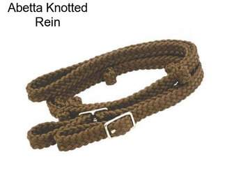 Abetta Knotted Rein