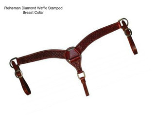 Reinsman Diamond Waffle Stamped Breast Collar