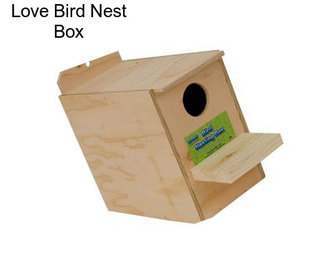 Love Bird Nest Box