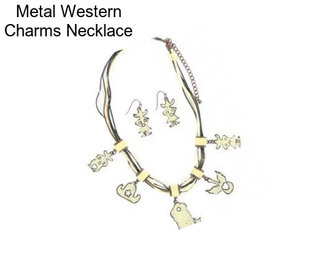 Metal Western Charms Necklace