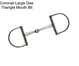 Coronet Large Dee Triangle Mouth Bit