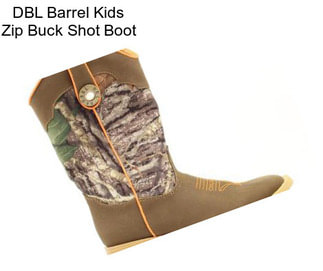 DBL Barrel Kids Zip Buck Shot Boot