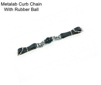 Metalab Curb Chain With Rubber Ball