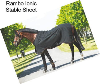 Rambo Ionic Stable Sheet
